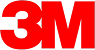 Bold red 3M logo in a modern sans-serif font, representing the multinational company known for innovation in adhesives, films, and consumer products.