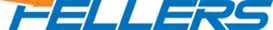 HELLERS logo with bold blue uppercase letters and an orange swoosh cutting through the letter "H," creating a dynamic, forward-moving visual effect.