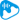 Blue icon of a tilted phone handset inside a circular speech bubble, commonly used to represent calling or phone contact.